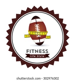 Fitness digital design, vector illustration eps 10