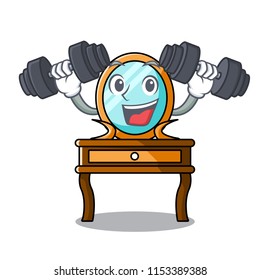 Fitness dressing table character cartoon