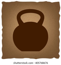 Fitness Dumbbell sign