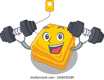 Fitness electric blanket in the character shape