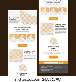 Fitness Email Template l Email Marketing Template l Yoga marketing Template l one page design