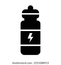 Fitness Energy Drink Icon, Vector graphics