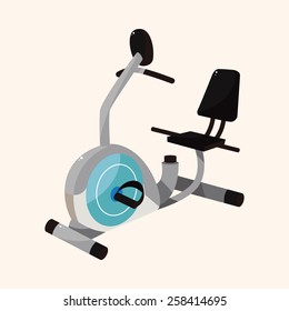 Fitness Equipment theme elements