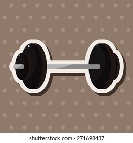 Fitness Equipment theme elements