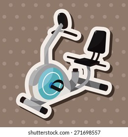 Fitness Equipment theme elements