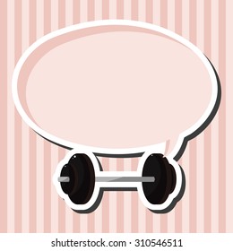 Fitness Equipment theme elements