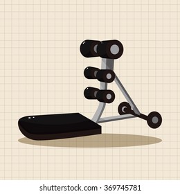 Fitness Equipment theme elements