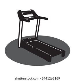 Fitness exercise equipment icon vector symbol design