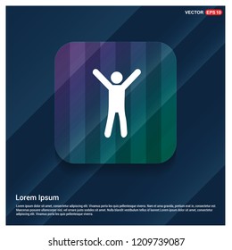 Fitness Exercise Icon - Free vector icon