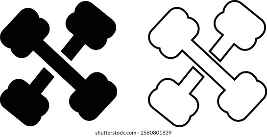 Fitness and exercise icons set. Weight Loss gym vector flat and line collection isolated on transparent background. Muscular build, dumbbell, running cycling for healthy life style web and app.