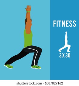 Fitness exercises series