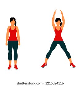 Fitness exercises for strong and beautiful body. Fitness, Aerobic and workout exercise in gym. Vector set of gym icons in line style isolated on white background. People in gym. Gym equipment.