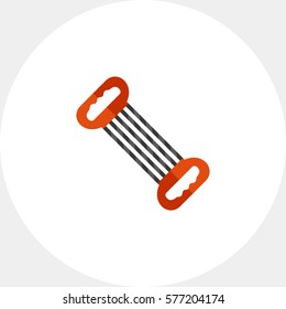 Fitness expander vector icon
