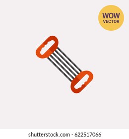 Fitness expander vector icon