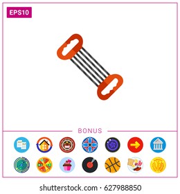 Fitness expander vector icon
