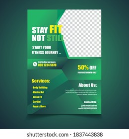 Fitness Flyer, Gym flyer design,10 Best Free Fitness & Gym Flyer Templates, / Gym / Fitness Templates, Flyer Template Geometric shape