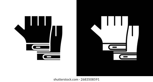 Guantes de fitness icono de colección. Ilustración plana de icono de Vector