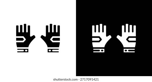 Guantes de fitness icono conjunto de diseño de Vector para el concepto móvil y el Diseño web.