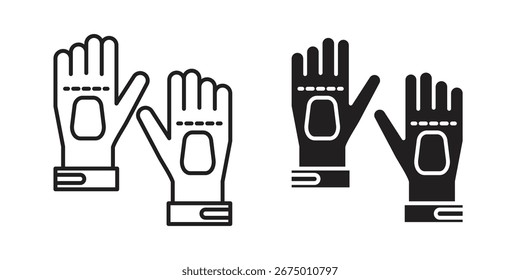 Fitness Gloves icon vector design, perfect for website ui designs