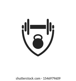 Fitness graphic design template vector isolated