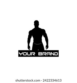 Fitness Guy Logo Vector Design