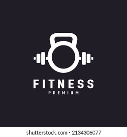 Fitness Gym Barbell Dumbbell Logo Design Inspiration