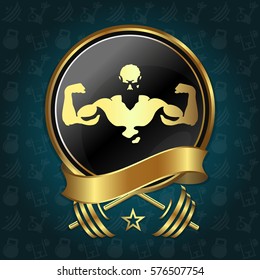 Gold Gym Stock Vectors Images Vector Art Shutterstock