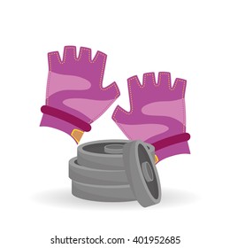 fitness and gym design, vector illustration