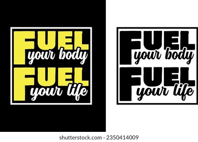 Fitness gym, Fitness diet t-shirt design