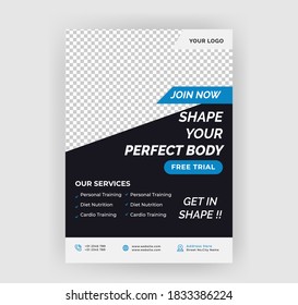 Fitness Gym Flyer Download | Fitness Flyer | Gym Flyer | Flyer Vector Download