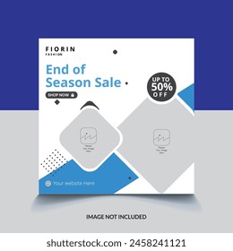 fitness gym flyer social media post web banner template 1