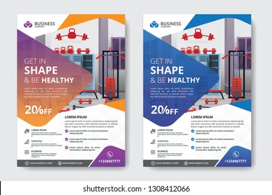 Fitness Gym Flyer Template
