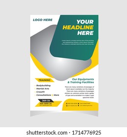 Fitness (gym) Flyer Template Design