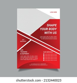 Fitness Gym Flyer Template. Yoga Flyer Template Design