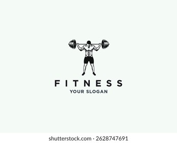 fitness gym or health logo design vector template