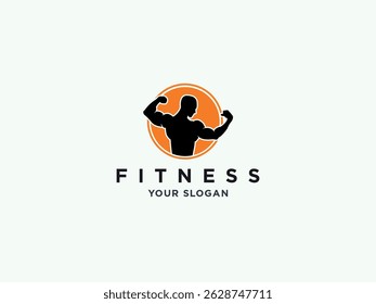 fitness gym or health logo design vector template
