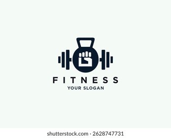 fitness gym or health logo design vector template