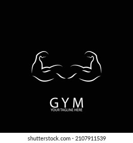 fitness gym icon vector illustration template design