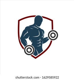 Fitness and gym logo design