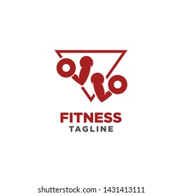 Fitness Gym Logo Design Template. Healthy Life Symbol. Sports Brand or Company