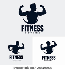 Fitness Gym logo design template