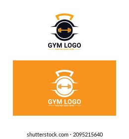 Fitness Gym logo design template.