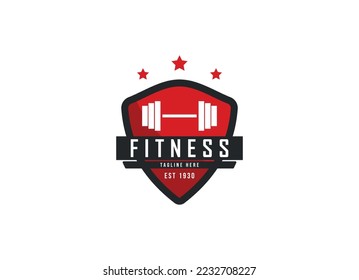 Plantilla de diseño del logotipo Fitness and Gym.