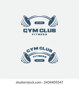 Plantilla de diseño de logotipo de gimnasio