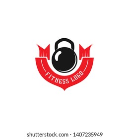 Fitness gym logo design vector template