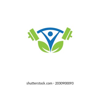 Fitness And Gym Logo Design Vector Template.