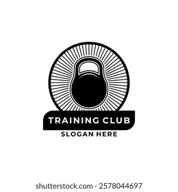 Fitness and Gym Logo Design Vector. Training Club logo design template