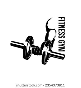 Logo für Fitnessstudio, Fitnessstudio, Vektorgrafik für Fitnessstudio, Logo-Abbildung