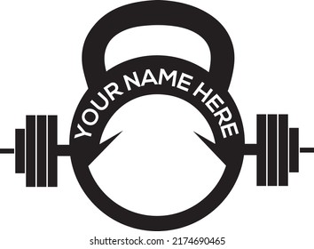 fitness gym logo vector design illustration