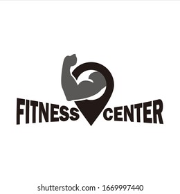 fitness gym logo vector illustration 